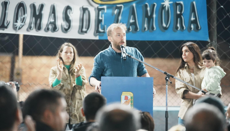 Otermín celebró el Día de la Militancia en Lomas con un mensaje de Cristina