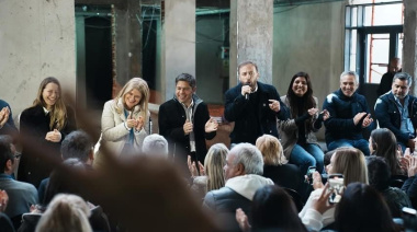 Otermín y Kicillof en Lomas: más escuelas, más futuro, más patria