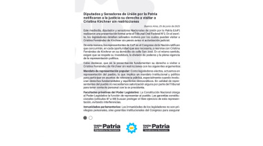 Diputados y senadores de Unión por la Patria notificaron a la Justicia su derecho a visitar a Cristina Kirchner sin restricciones