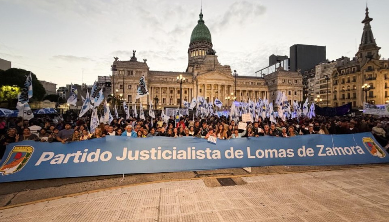 El PJ de Lomas se planta contra Milei y defendió la Ley de Glaciares