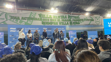 Otermín y Tischik llevaron “La Fuerza de Centenario” al Club Villa Elvira
