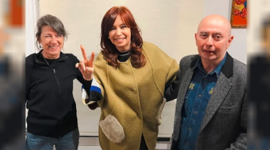 Cristina y el Indio Solari, juntos en una foto inédita difundida por Máximo