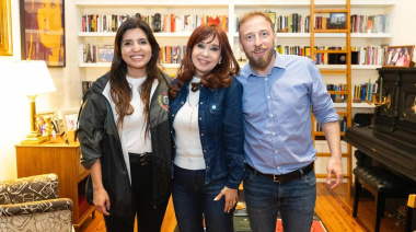 Cristina recibió a Otermín y Vilar en San Juan 1111 por el Día de la Lealtad