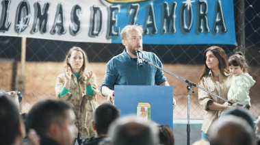 Otermín celebró el Día de la Militancia en Lomas con un mensaje de Cristina