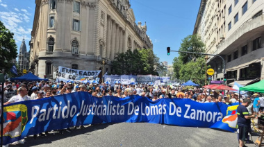 El PJ de Lomas participó de la jornada de lucha contra la reforma laboral